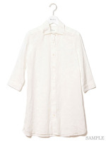 ラミーボタンダウンシャツワンピース
