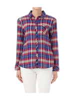 薄手チェックシャツ