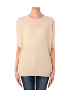 麻混ドルマンニットプルオーバー