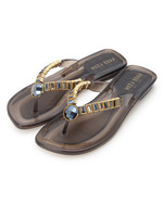 FREE FISH スクエアビジュートングサンダル