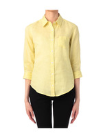 七分袖リネンシャツ