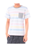 裏返しボーダープルオーバー