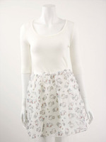 キティオーガンジーニットワンピ