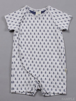 ダブルクロスマリン＆スター baby ロンパース