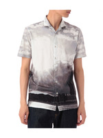 フォトプリントホリゾンタルカラーシャツ