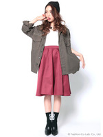 ミドル丈フレアースカート