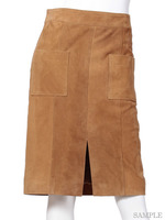 リアルスエードタイトスカート