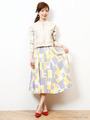 [Salon de Balcony]BLOCK PRINT SKIRT