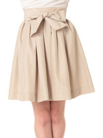 リボンタフタボリュームスカート