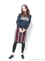 レジメンタルストライプスカート