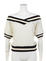 【CASUAL】チルデンオフショルカットTOPS
