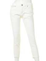 【CB】ドビーデニムクロップドパンツ