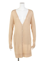 ニットロングカーデイガン