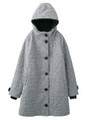 HEART QUILTED COAT