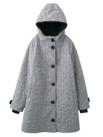 HEART QUILTED COAT