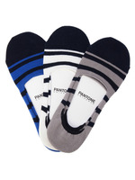 PANTONE パネルトーンボーダーソックス(3足セット)