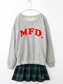 PLAID COMBI DRESS