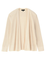 [L]メッシュリブニットカーディガン