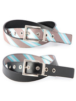 ストライプ×無地リバーシブルベルト