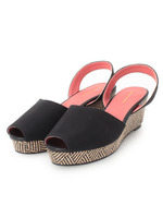 メッシュウェッジサンダル