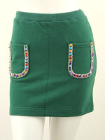 ビジュスウェットスカート