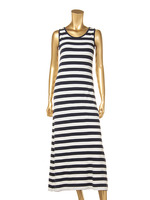 ボーダーマキシドレス