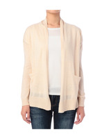 シルク混ショールニットカーディガン