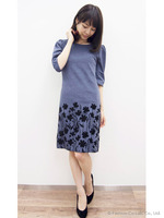 フロッキーフラワーワンピース