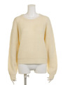 【casual】アゼ編みニットTOPS