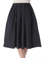 【moi】tuck flared SK