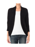 ケーブルボレロカーディガン