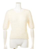 シャギーパフニットTOP
