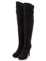 センターラインニーハイブーツ