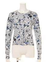 フラワープリントカーディガン