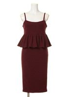 ペプラムIラインワンピース