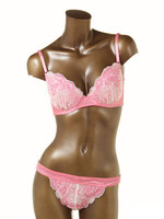 ホワイトスカラレース　ブラショーツセット　for　GLAMOUR