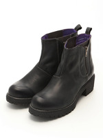 レザーショートブーツ