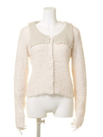 【Fi.n.t】エンジェル衿シャギー長袖ニットCD