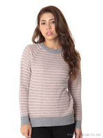 カワリボーダーニットTOPS