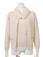 ファー衿付きツイン