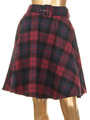 ミモレ丈チェックフレアスカート