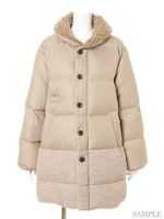 異素材MIXダウンコート