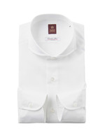 逆アヤサテンストライプアルビニシャツ