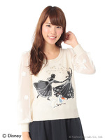 袖シフォンニット（アナ＆エルサver）