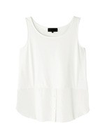 [L]裾シャツ風ドッキングタンクトップ