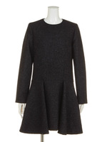 【GREED】Loop　Mix　Tweed　Peplum　Dress