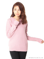 【dazzlin】カラーBasicニットプルオーバー