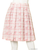 オリジナルチェックプリントスカート