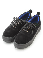 厚底レースアップシューズ