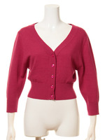 シンプルVネックカーデ